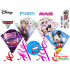 Disney drak lietajúci 58,5x56cm 4druhy v sáčku 24ks v DBX