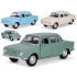 Welly Škoda 100 12cm kov spätný chod 3farby v krabičke