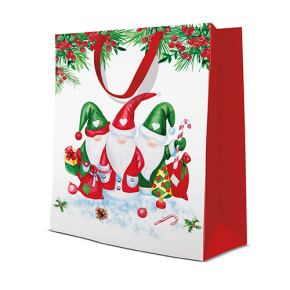 Darčeková taška vianočná 30x12x41 cm Christmas Gnomes Darčeková taška vianočná 30x12x41 cm Christmas Gnomes