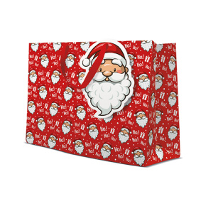 Darčeková taška vianočná 33,5x13x26,5 cm Ho ho ho Darčeková taška vianočná 33,5x13x26,5 cm Ho ho ho