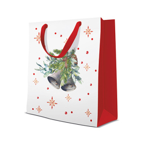 Darčeková taška vianočná 20x10x25 cm Jingle Bells Darčeková taška vianočná 20x10x25 cm Jingle Bells