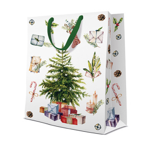 Darčeková taška vianočná 30x12x41 cm Gift Time Darčeková taška vianočná 30x12x41 cm Gift Time
