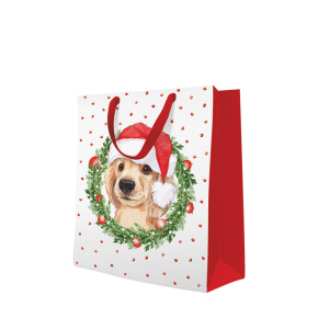 Darčeková taška vianočná 26,5x13x33,5 cm Xmas Dog Darčeková taška vianočná 26,5x13x33,5 cm Xmas Dog