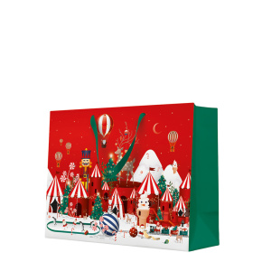 Darčeková taška vianočná 33,5x13x26,5 cm Winter wonderland Christmas Darčeková taška vianočná 33,5x13x26,5 cm Winter wonderland Christmas