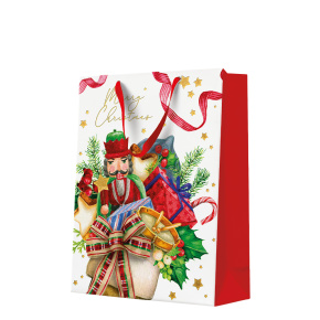 Darčeková taška vianočná 30x12x41 cm Fairy Nutcracker Darčeková taška vianočná 30x12x41 cm Fairy Nutcracker