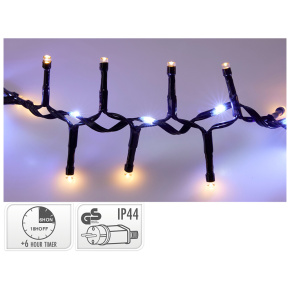 Svetelná reťaz 1410 LED studená /teplá biela, dĺžka 20 m, vonk. použ, 230V, efekt vodopádu Svetelná reťaz 1410 LED studená /teplá biela, dĺžka 20 m, vonk. použ, 230V, efekt vodopádu