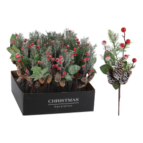 Vetvička s bobuľami 36 cm /1 ks