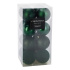 Vianočné gule - PP zelené 80 mm, set 16 ks