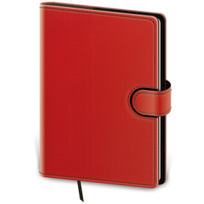 Diár 2026 denný A5 Flip - červeno/čierna Diár 2026 denný A5 Flip - červeno/čierna