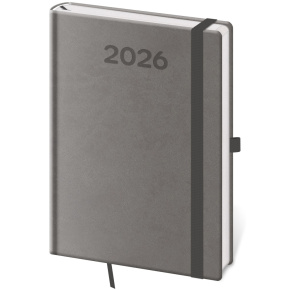 Diár 2026 denný A5 Print Pop - šedá