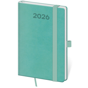 Diár 2026 týždenný vreckový Print Pop - svetlo  zelená