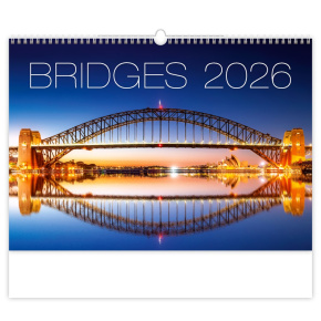 Nástenný kalendár 2026 Bridges Nástenný kalendár 2026 Bridges