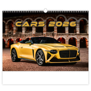Nástenný kalendár 2026 Cars
