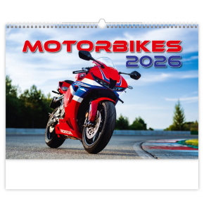 Nástenný kalendár 2026 Motorbikes