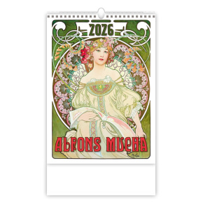 Nástenný kalendár 2026 Alfons Mucha