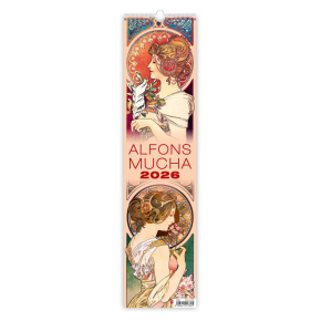 Nástenný kalendár 2026 Alfons Mucha - viazanka