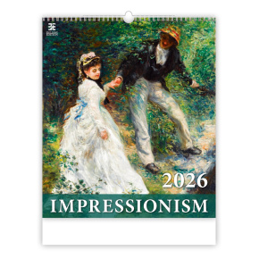 Nástenný kalendár 2026 - Exclusive Impressionism