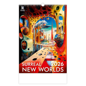 Nástenný kalendár 2026 - Exclusive Surreal New Worlds Nástenný kalendár 2026 - Exclusive Surreal New Worlds