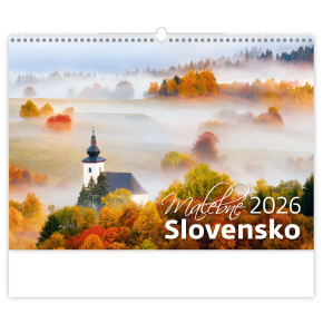 Nástenný kalendár 2026 Malebné Slovensko