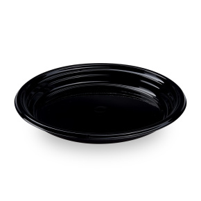 Tanier (PP) Reware Dinner opakovane použiteľný čierny O22cm [12 ks]
