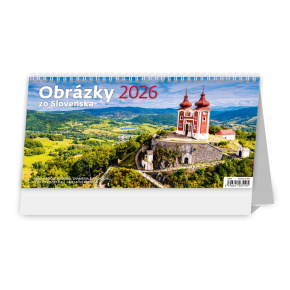 Stolový kalendár 2026 Obrázky zo Slovenska
