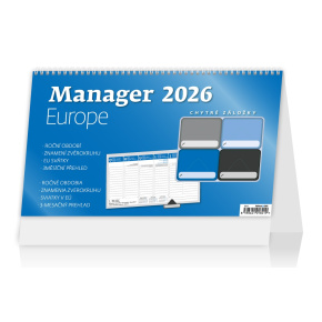 Stolový kalendár 2026 Manager Europe