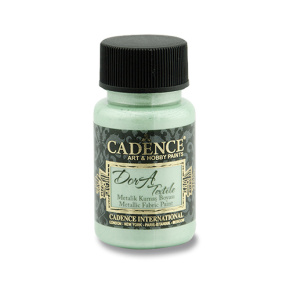 Textilná farba Cadence, metal. mätová, 50 ml
