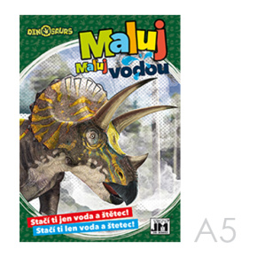 Maľuj vodou JM A5 Dinosaury