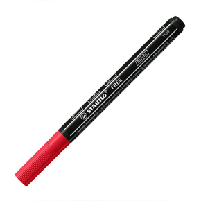 Akrylový popisovač STABILO FREE Acrylic T100 Okrúhly hrot 1-2 mm - karmínový