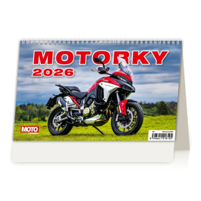Stolový kalendár 2026 Motorky ČR/SR