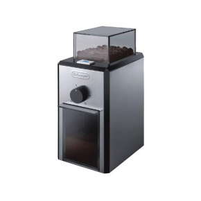 DeLonghi KG89 mlýnek na kávu, 110 W, nastavení hrubosti, kontrolka, ocelové kameny, bezpečnostní systém, černý DeLonghi KG89 mlýnek na kávu, 110 W, nastavení hrubosti, kontrolka, ocelové kameny, bezpečnostní systém, černý