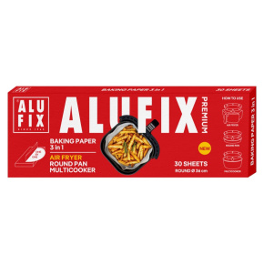 Papier na pečenie, okrúhly 36 cm (30 ks) ALUFIX Premium 3 v 1 Papier na pečenie, okrúhly 36 cm (30 ks) ALUFIX Premium 3 v 1