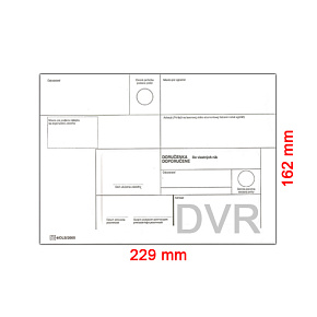Obálky C5 STRIP 162x229 mm do vlastných rúk, 500 ks