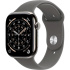 Apple Watch Series 11 GPS + Cellular 46mm Natural Titanium Case with Stone Grey Sport Band - M/L