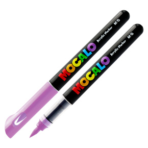 Popisovač M&G MOCALO Acrylic Marker, štetcový hrot - Purple 208 Popisovač M&G MOCALO Acrylic Marker, štetcový hrot - Purple 208