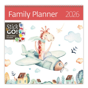 Nástenný plánovací kaléndár 2026 Family Planner