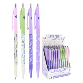 Pero guľôčkové M&G Lavender 0,38 mm - modrá náplň Pero guľôčkové M&G Lavender 0,38 mm - modrá náplň