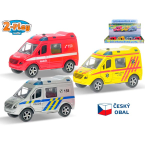 Auto 8cm spätný chod 3druhy 12ks v DBX