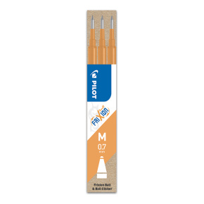 Náplň gumovacia PILOT Frixion 0,7 mm/3 ks - marhuľová oranžová