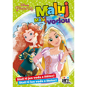 Omaľovanky - Maľuj vodou JM A5 - Disney Princezné Omaľovanky - Maľuj vodou JM A5 - Disney Princezné