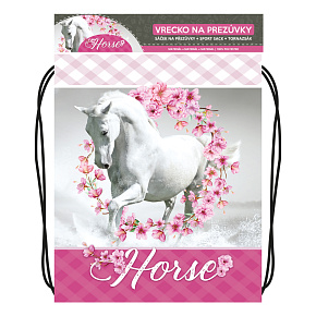 Vrecko na prezuvky s potlačou - Seria 6 Horse - kôň