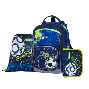 Školský batoh (3-dielny set) OXY GO - Futbal