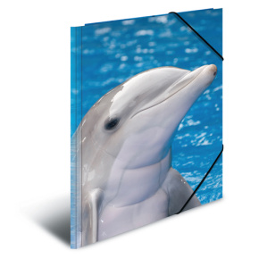 Doska s gumičkou PP A3 Delphins Doska s gumičkou PP A3 Delphins