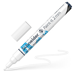 Popisovač Schneider Paint-It 310 Acrylic Marker 2mm - biely