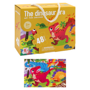 Puzzle detské 50 x 34 cm (48 ks) - The Dinosaur era Puzzle detské 50 x 34 cm (48 ks) - The Dinosaur era