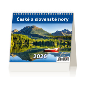 Stolový kalendár 2026 MiniMax České a slovenské hory