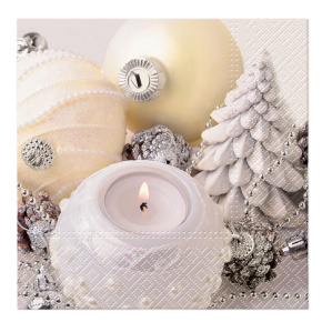 Obrúsky TaT 33x33cm Christmas white Obrúsky TaT 33x33cm Christmas white