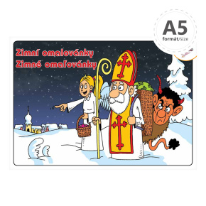 Omaľovanka A5 - Zimná