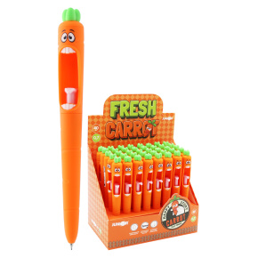 Pero gélové JUNIOR Fresh Carrot 0,7 mm - modrá náplň Pero gélové JUNIOR Fresh Carrot 0,7 mm - modrá náplň