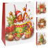 Darčeková taška vianočná 31x12x40 cm (mix 4 dizajnov 99170 /cena za 1 ks)